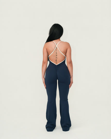 Open Back Sculpt Jumpsuit